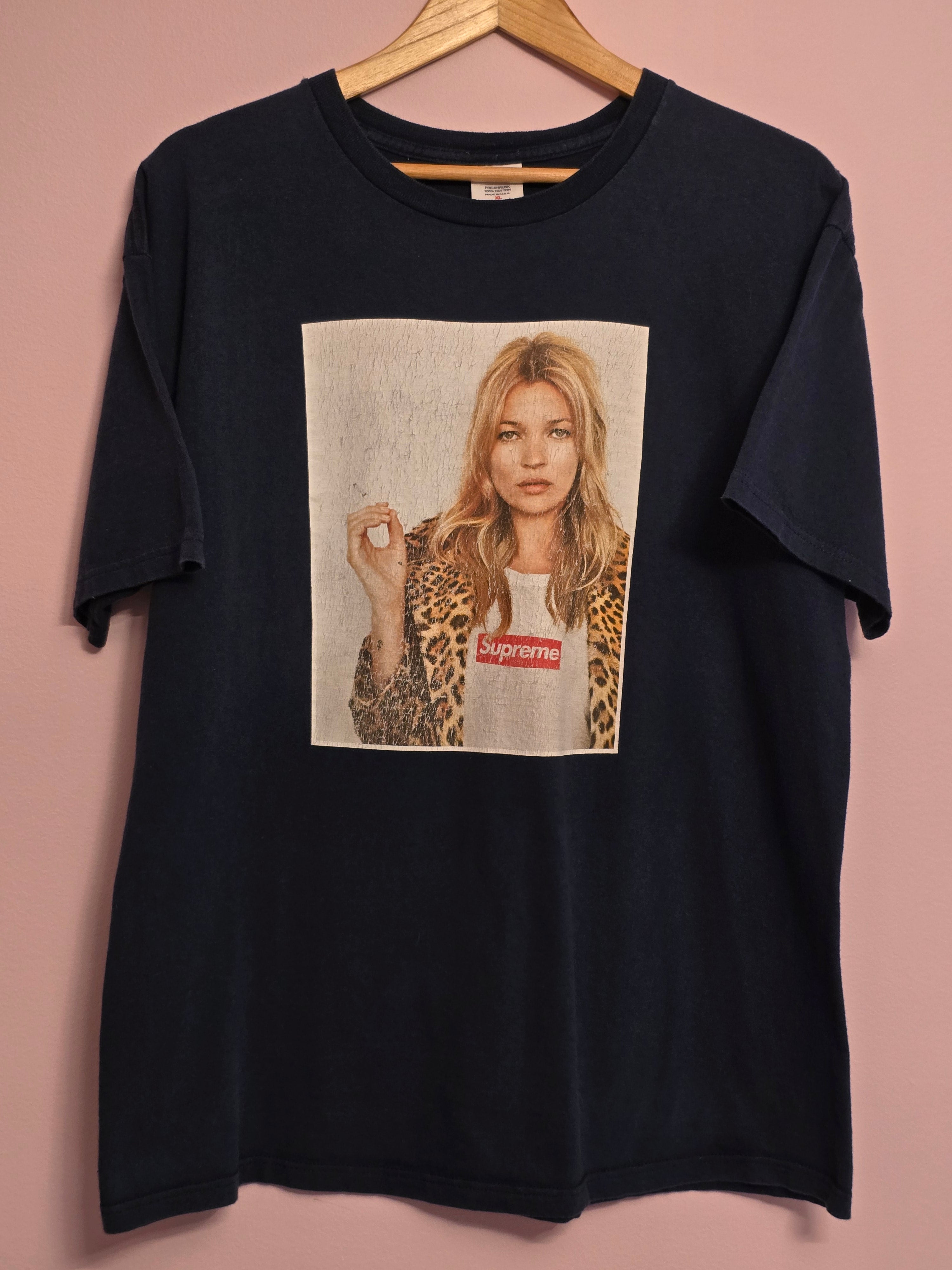 Supreme Kate Moss Photo T Shirt Berry s