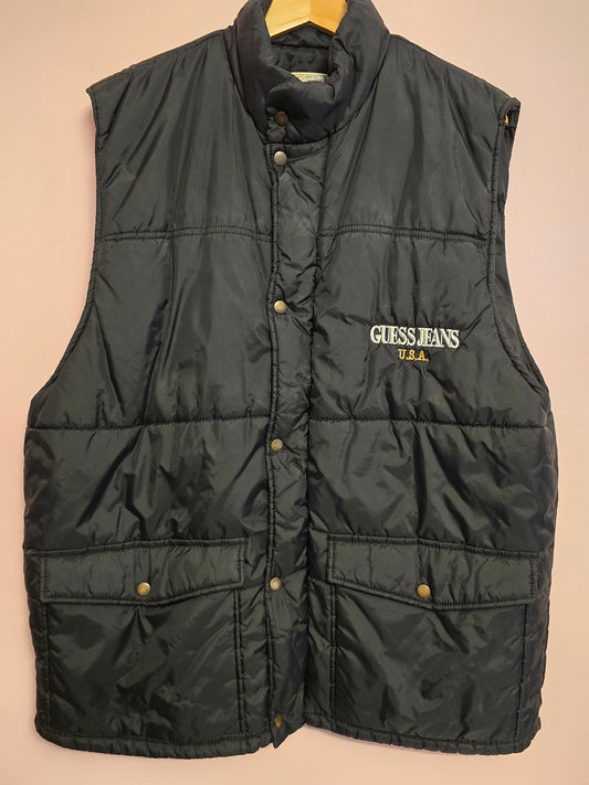 Vintage Guess Jeans Puffer Vest