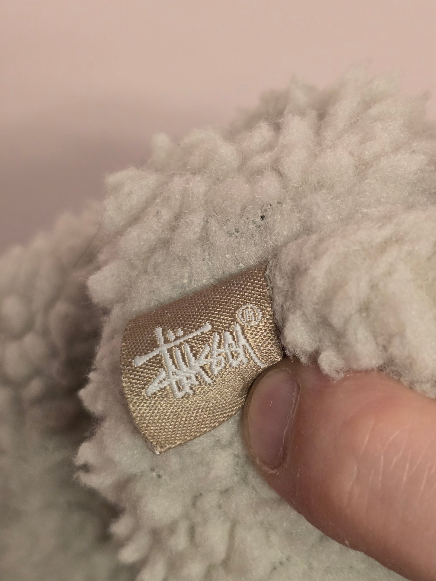 STUSSY Outer Gear Sherpa Lined Denim Jacket